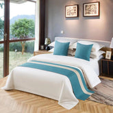 10-Color 100% polyester Bed Runners And Throw Pillows