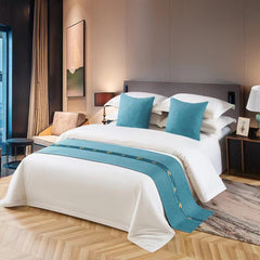 10-Color 100% polyester Bed Runners And Throw Pillows