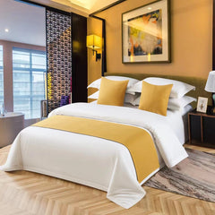 10-Color 100% polyester Bed Runners And Throw Pillows