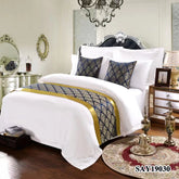 12-Color 100% polyester Bed Runners And Throw Pillows