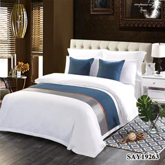 12-Color 100% polyester Bed Runners And Throw Pillows