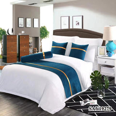 12-Color 100% polyester Bed Runners And Throw Pillows