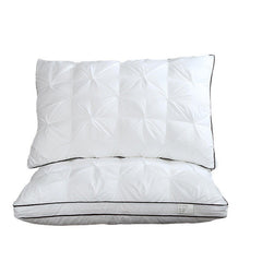 High-resilience all-cotton feather silk down pillow core